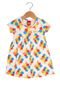 Vestido Kyly Menina Bege - Marca Kyly