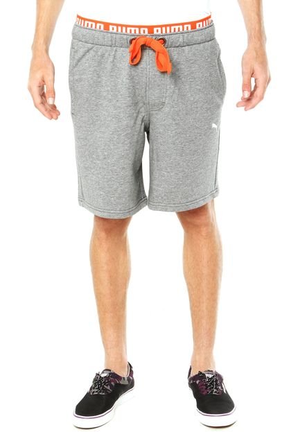 Bermuda Puma S.Casual Slick Short Cinza - Marca Puma