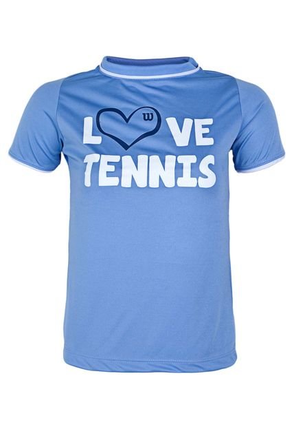 Camiseta Wilson Infantil Love Azul - Marca Wilson