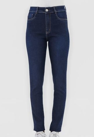 Calça Jeans Sawary Skinny Lisa Azul