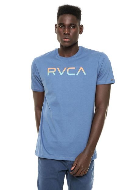 Camiseta RVCA Gradient Azul - Marca RVCA