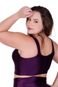 Top Fitness Plus Size 3D Terra e Mar Cropped de Academia Roxo - Marca TERRA E MAR MODAS