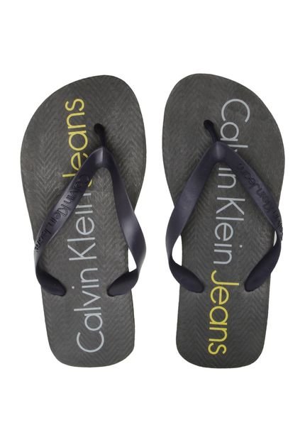 Chinelo Calvin Klein Logo Preto - Marca Calvin Klein