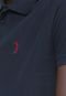 Camisa Polo Aleatory Reta Logo Azul-marinho - Marca Aleatory
