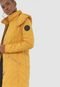 Jaqueta Desigual Alongada Recortes Amarela - Marca Desigual