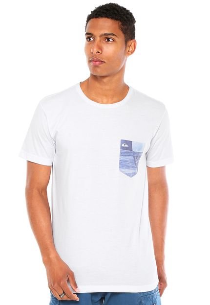 Camiseta Quiksilver Especial Vertical Drop Branca - Marca Quiksilver