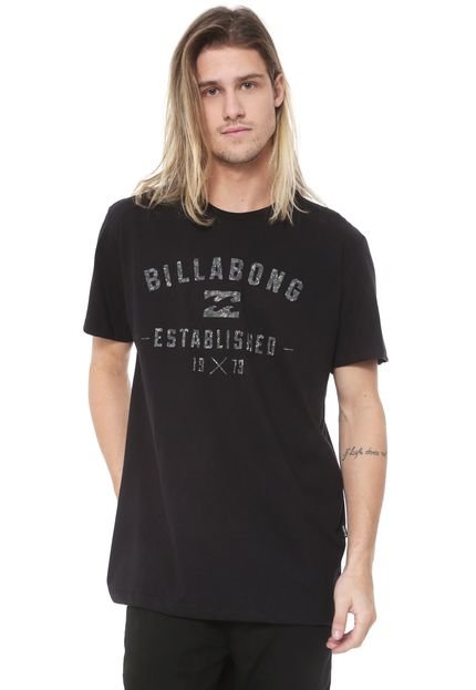 Camiseta Billabong Camo Preta - Marca Billabong