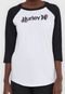 Camiseta Hurley Raglan Branca - Marca Hurley