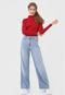 Blusa Calvin Klein Jeans Canelada Vermelha - Marca Calvin Klein Jeans