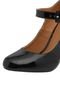 Scarpin DAFITI SHOES Bico Redondo Preto - Marca DAFITI SHOES