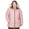 Jaqueta Parka Feminina Dupla Face Nylon Plus Size Com Capuz - Marca Zafina