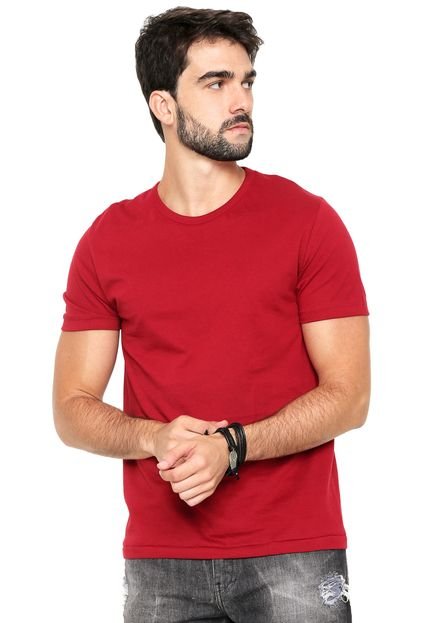 Camiseta Hering Gola Redonda Vermelha - Marca Hering