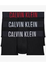 Paquete De 3 Bóxer Tallecintura Hombre Negro Calvin Klein