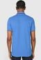 Camisa Polo Malwee Reta Frisos Azul - Marca Malwee