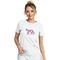 Camiseta Feminina Babylook de Algodão Gola Redonda Estilo Casual Confortavel Gato Esquelto - Marca Relaxado