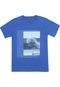 Camiseta Extreme Menino Frontal Azul - Marca Extreme
