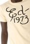 Camiseta Ed Hardy 1973 Amarela - Marca Ed Hardy