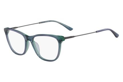 Menor preço em Óculos de Grau Calvin Klein CK18706 438 53 Azul com verde Transparente