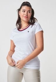 Camiseta Blanco-Azul Navy-Rojo Us Polo Assn