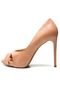 Peep Toe DAFITI SHOES Recorte Cruzado Nude - Marca DAFITI SHOES