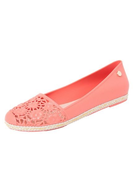 Sapatilha FiveBlu Flores Coral - Marca FiveBlu