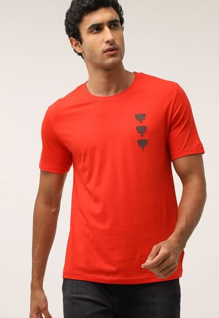 Camiseta Cavalera Mini Águia Tripla Vermelha - Marca Cavalera