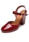 Scarpin DAFITI SHOES Verniz Vinho - Marca DAFITI SHOES