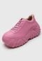 Tênis Dad Sneaker Chunky Forever 21 Recortes Rosa - Marca Forever 21