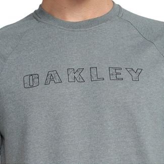 Camiseta Oakley ORec Floral Logo Masculina Verde