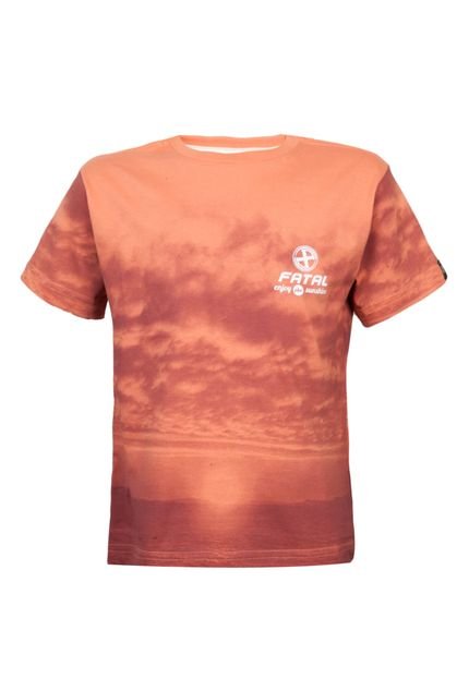 Camiseta Fatal Color Laranja - Marca Fatal Surf