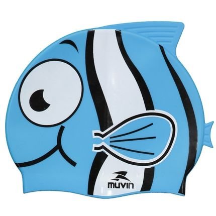 Touca de Natação em Silicone Muvin Nemo Azul Infan - Marca Muvin 