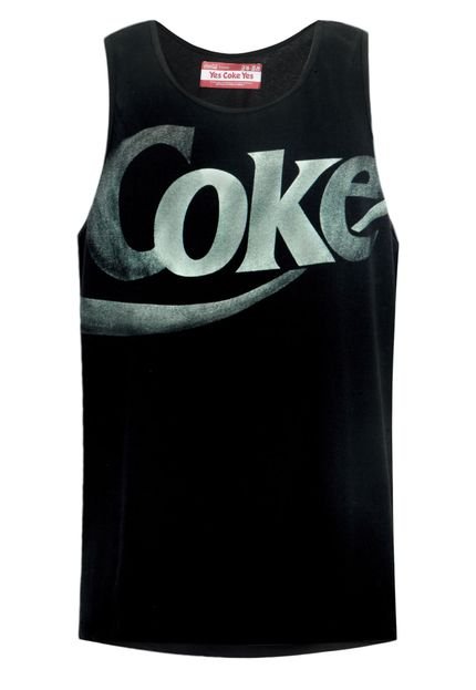 Regata Coca-Cola Jeans Slater Brand Preta - Marca Coca-Cola Jeans