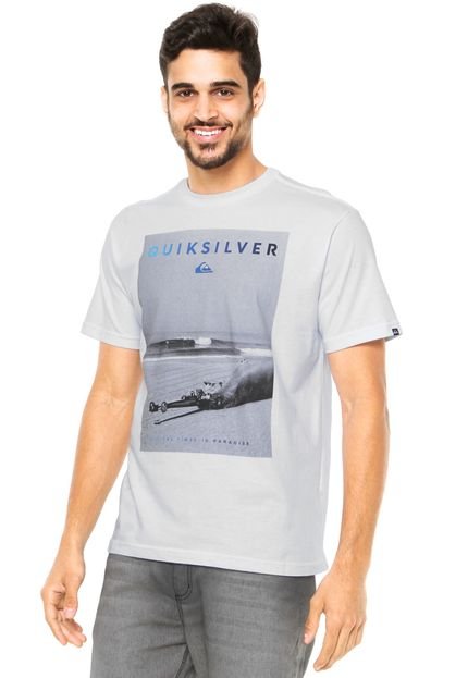 Camiseta Quiksilver Surf Check Branca - Marca Quiksilver