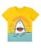 Camiseta Infantil Masculina Shark Rovi Kids Amarelo - Marca Rovitex Kids