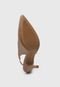 Scarpin Slingback Vizzano Liso Nude - Marca Vizzano