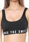 Top Roxy Pop Surf Preta - Marca Roxy