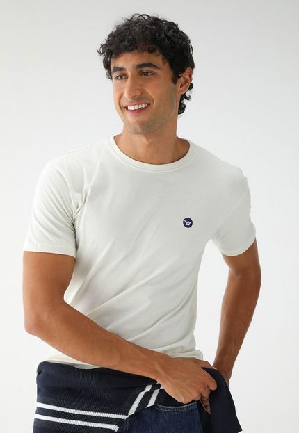 Camiseta Hang Loose Slim Logo Off White - Marca Hang Loose
