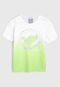 Camiseta Hering Kids Infantil Sorvete Branco/Verde - Marca Hering Kids