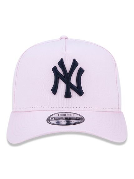 Boné New Era 9forty A-frame Snapback New York Yankees Rosa - Marca New Era