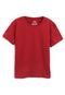 Camiseta Hering Kids Infantil Lisa Vermelha - Marca Hering Kids