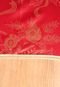 Toalha de Mesa Karsten Natal Golden Fitas 175x220cm Vermelha - Marca Karsten