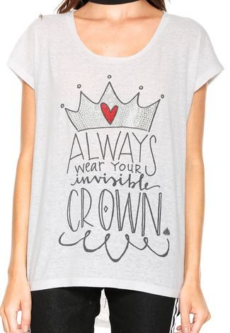 Camiseta It's & Co Crown Branca