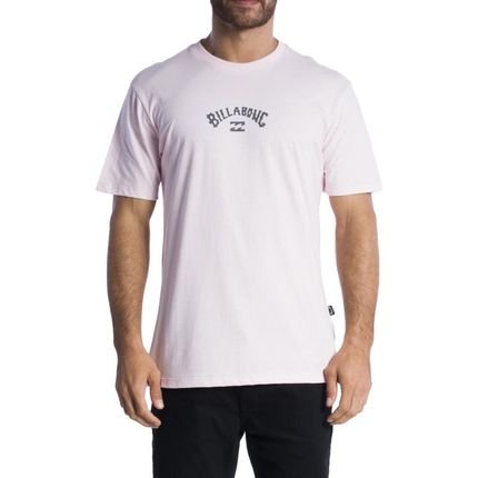 Camiseta Billabong Mid Arch SM24 Masculina Rosa - Marca Billabong
