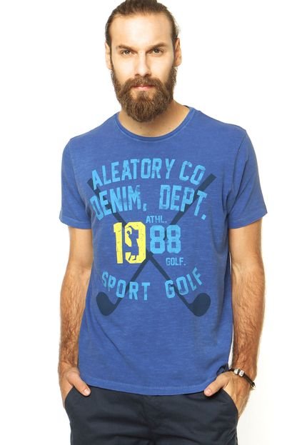 Camiseta Aleatory Sport Golf Azul - Marca Aleatory