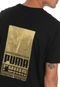 Camiseta Puma Gold Graphic Preta - Marca Puma