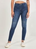 Calça Jeans Skinny Em Azul Médio - Marca Youcom