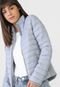 Jaqueta Puffer FiveBlu Recortes Azul - Marca FiveBlu