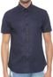 Camisa Calvin Klein Slim Logo Azul-marinho - Marca Calvin Klein