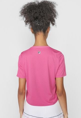 Camiseta Fila Mesh Colors Rosa