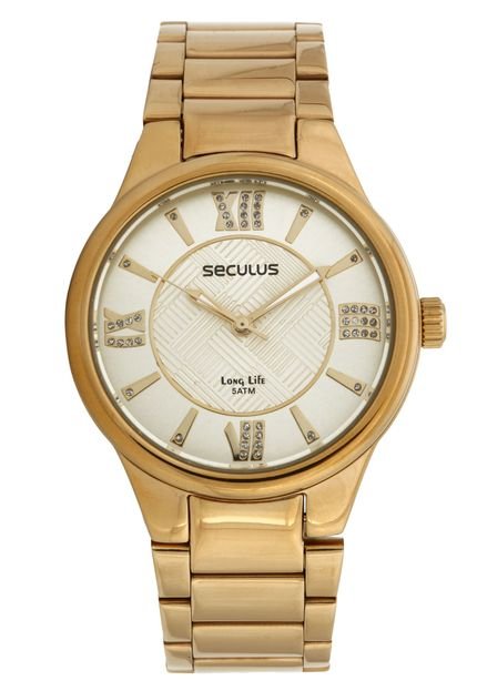 Relógio Seculus 28433LPSVDA1 Dourado - Marca Seculus
